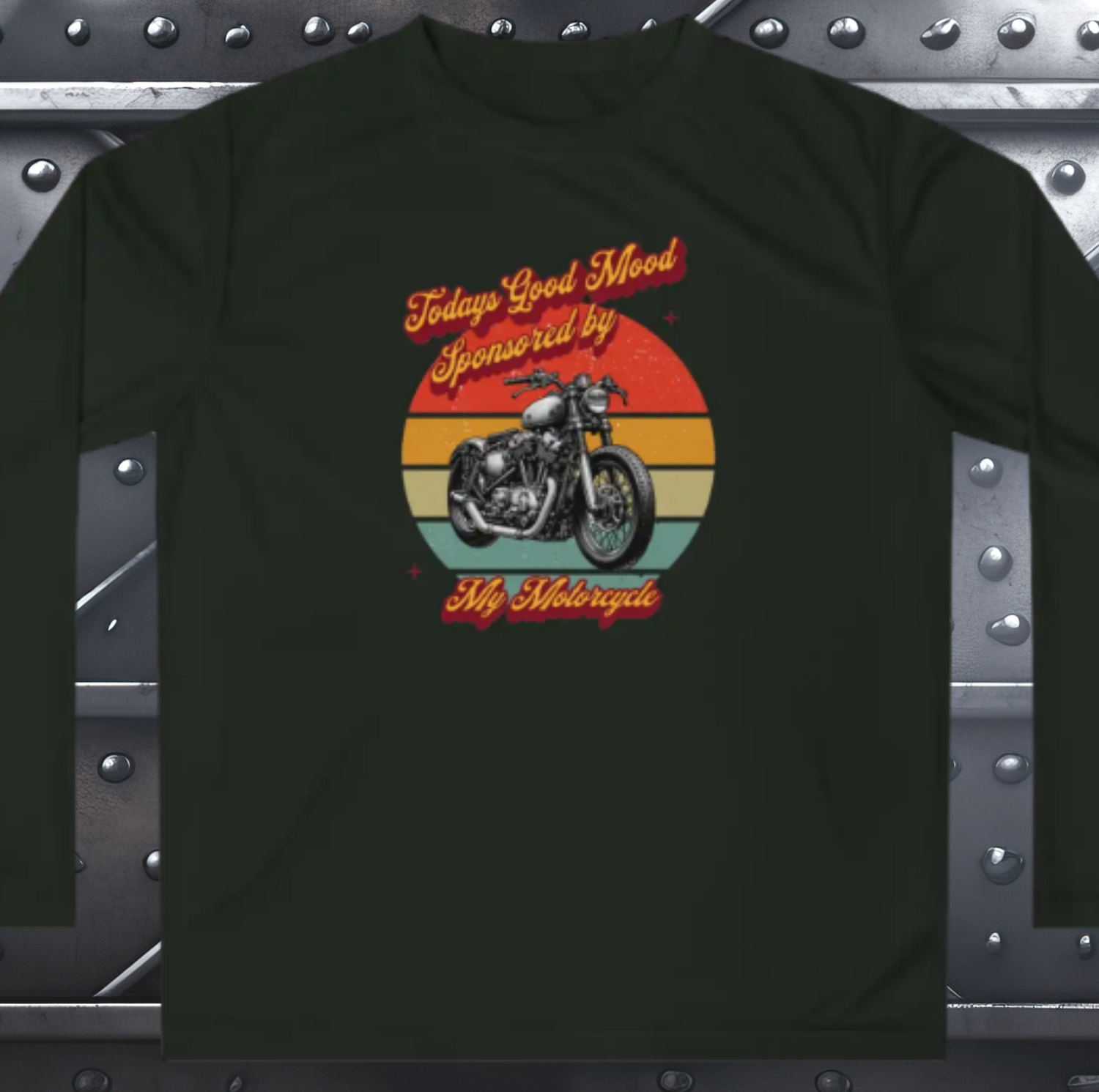 We only regret the rides we didn't take motorcycle long sleeve wicking shirt by Steel Spirit